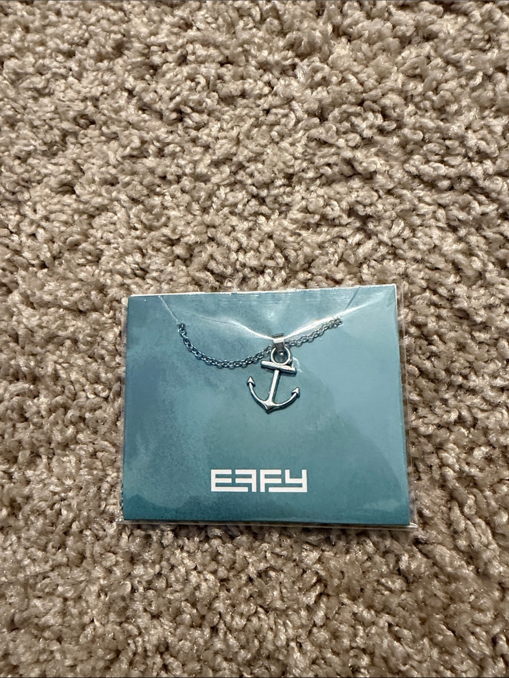 Effy Silver Anchor Necklace
